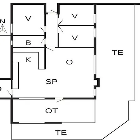 Holiday home 6 Person In Sj Lund Binderup Strand